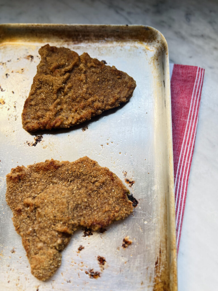 12 dorar y retirar las milanesas horno